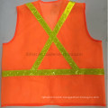 Hi-Vis Safety Vest with Reflective Cross Tape (DFV1074)